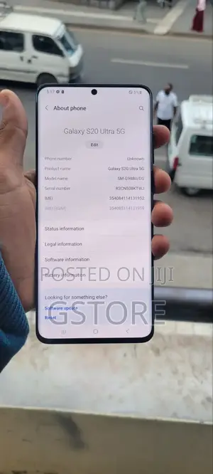 New Samsung Galaxy S20 Ultra 5G 128 GB Black