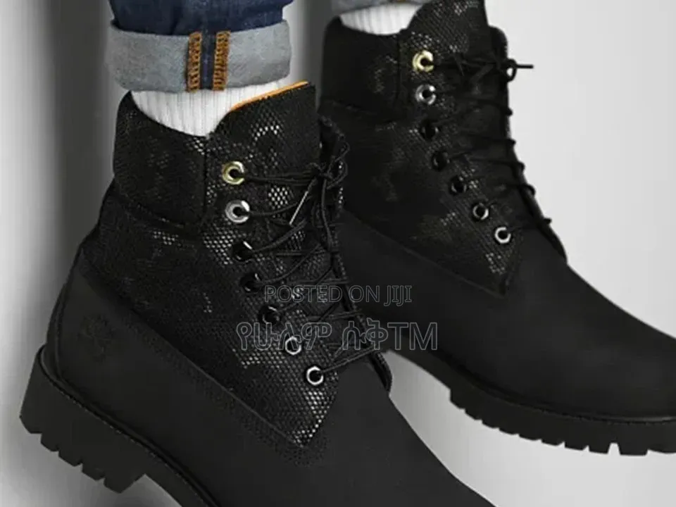 Timberland 6 Inches Puffer Boots 'Triple Black/Camo' Men's Shoes