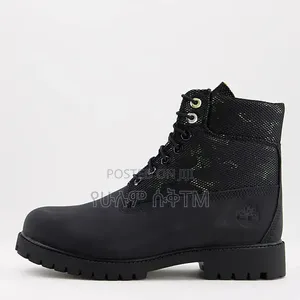 Timberland 6 Inches Puffer Boots 'Triple Black/Camo' Men's Shoes