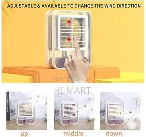 Dual Function 2in1 Mini Humidifier and Fan