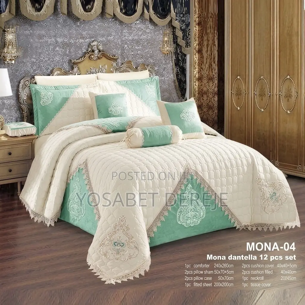 Mona Dantella 12 PCS Set Comforter