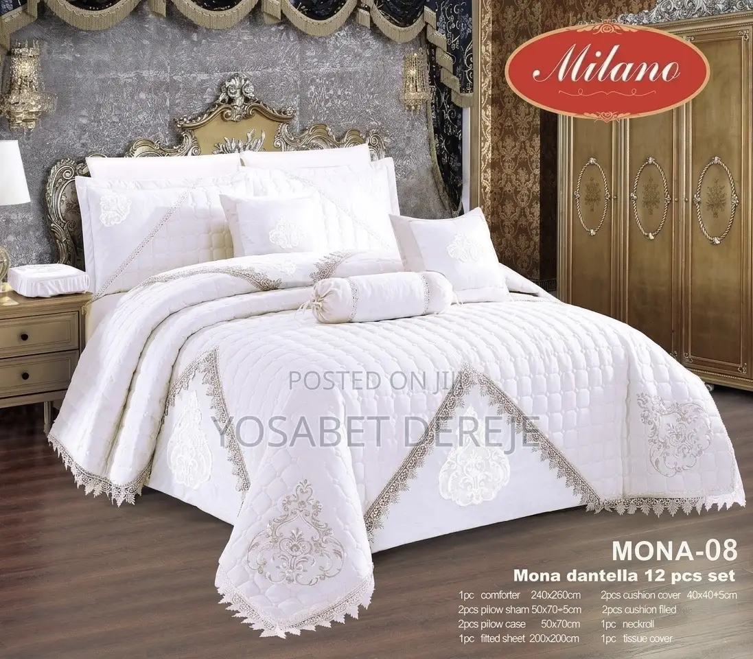 Mona Dantella 12 PCS Set Comforter