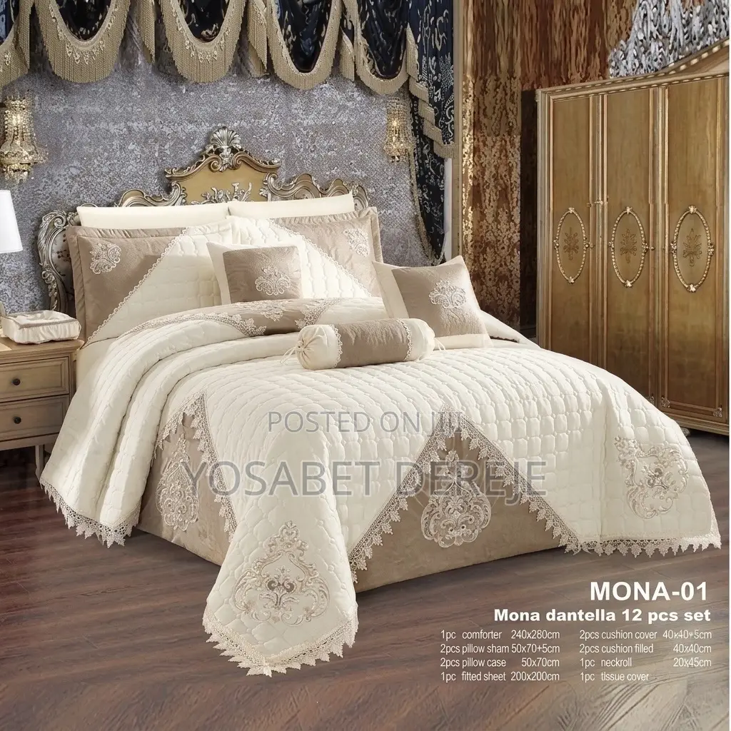 Mona Dantella 12 PCS Set Comforter