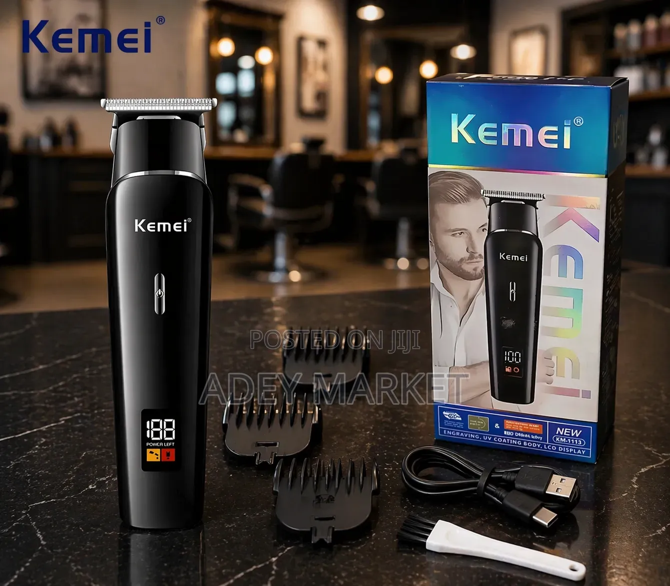 .Kemei Hair Cutting And Shaving Trimme.