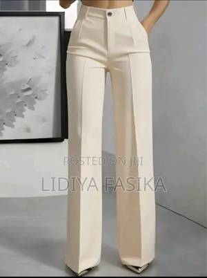 Casual Pocketed Skinny Straight Leg Trouser