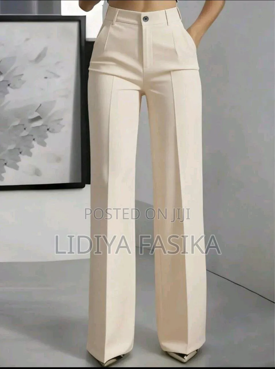 Casual Pocketed Skinny Straight Leg Trouser