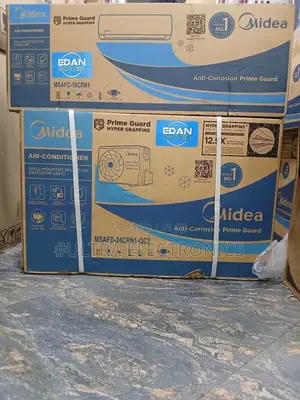 Air Conditioner Midea Wall-Mounted Split-Type Indoor and Outdoor Unit