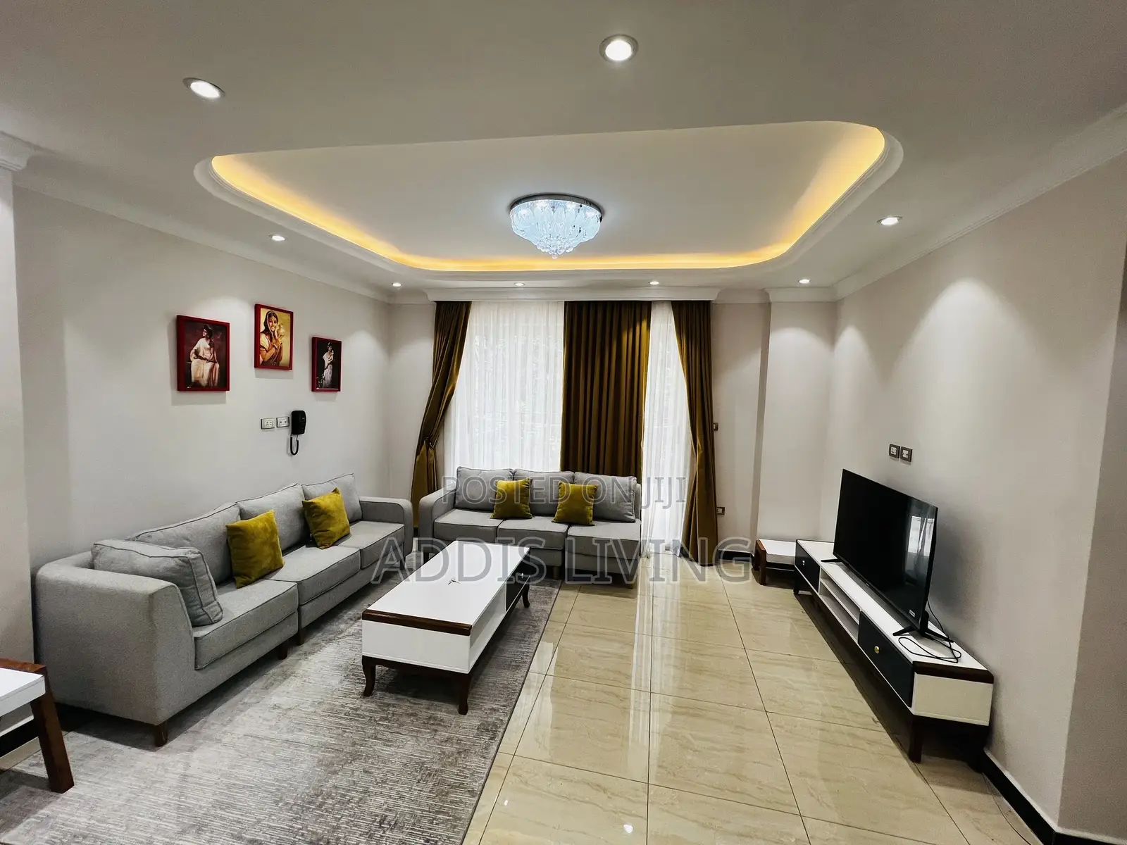 Furnished 3bdrm Apartment in Bole for rent