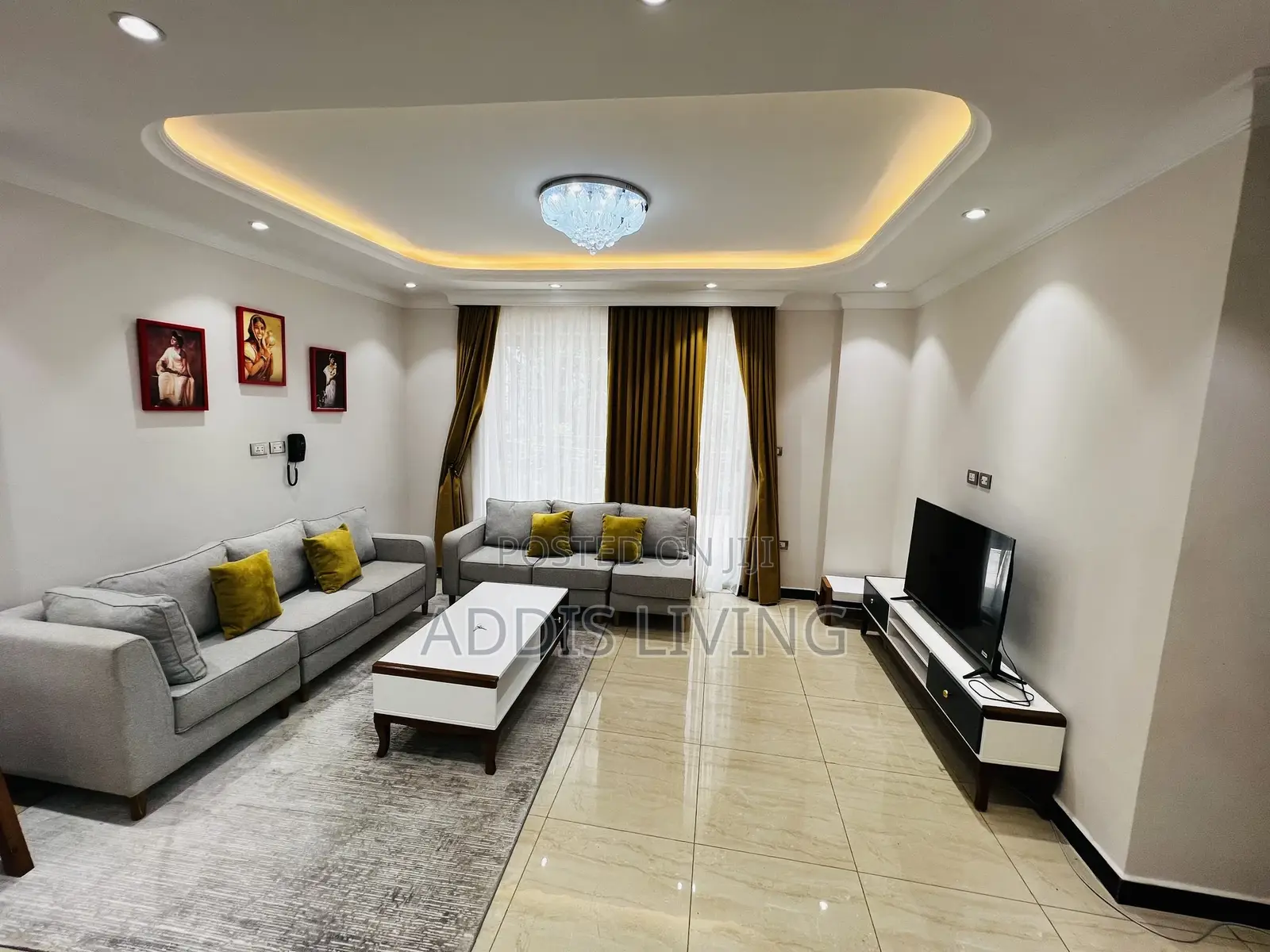 Furnished 3bdrm Apartment in Bole for rent