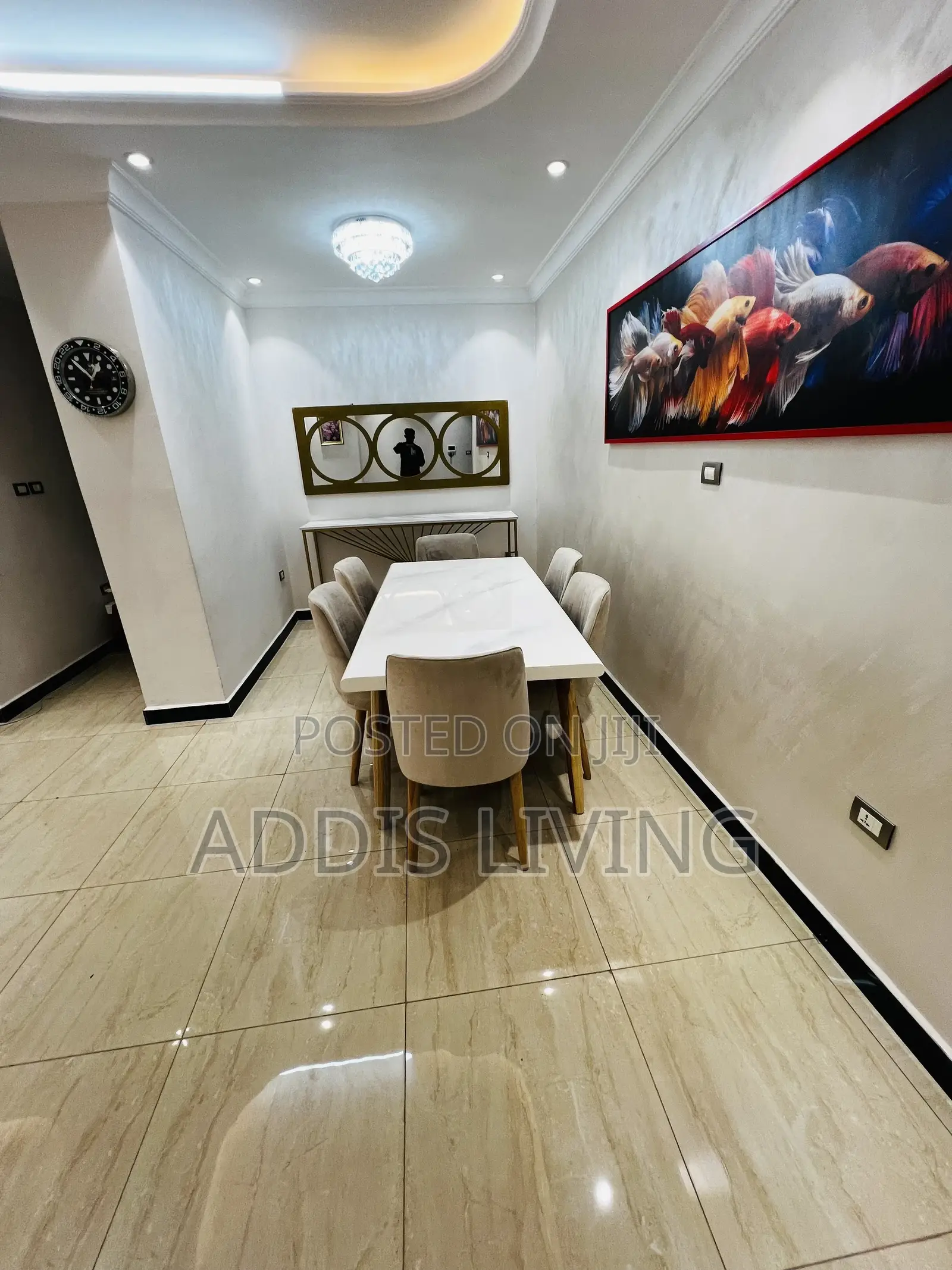Furnished 3bdrm Apartment in Bole for rent