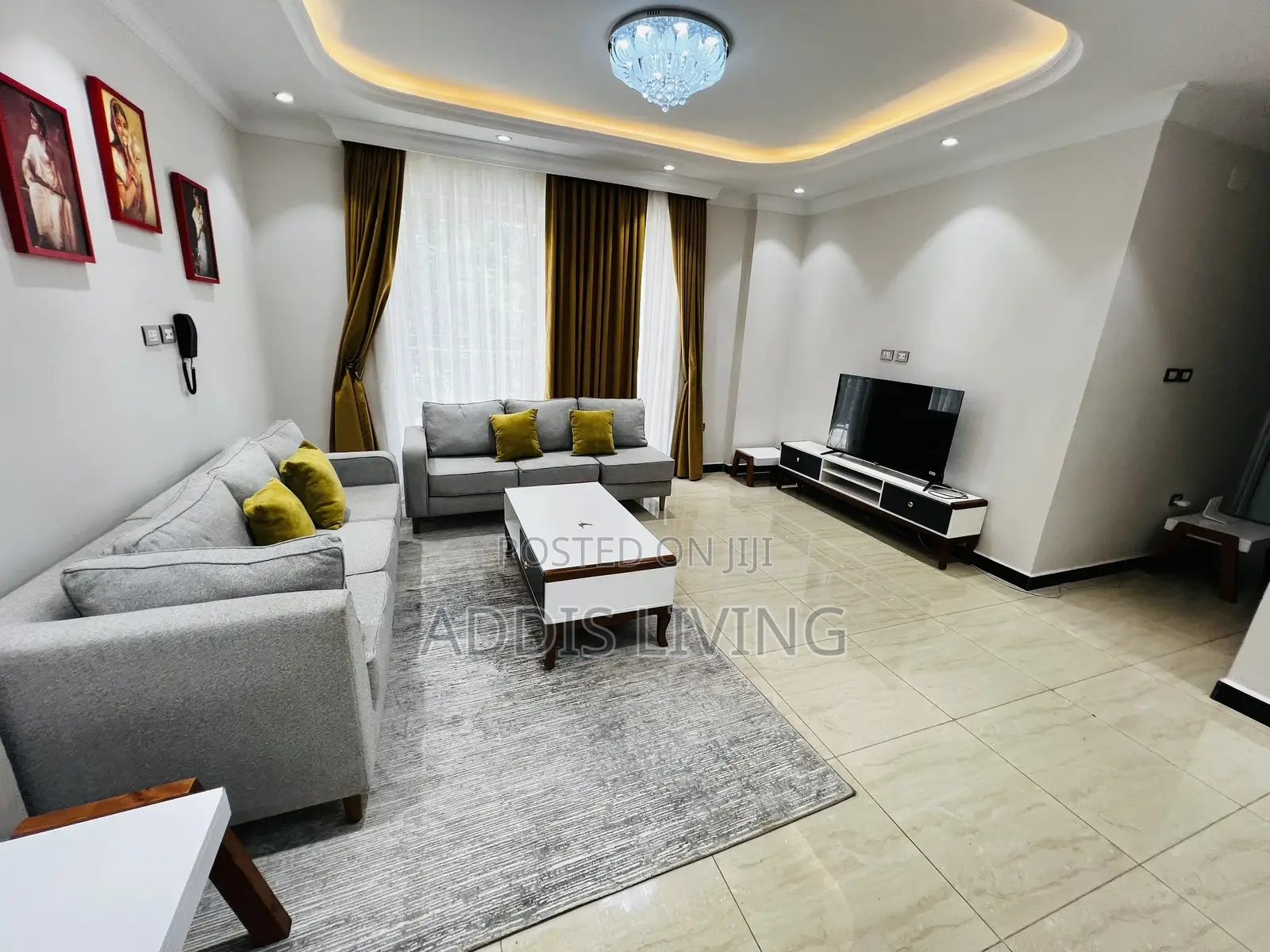 Furnished 3bdrm Apartment in Bole for rent