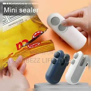 2-in-1 Rechargeable Mini Bag Sealer – Handheld Heat Sealer Cutter