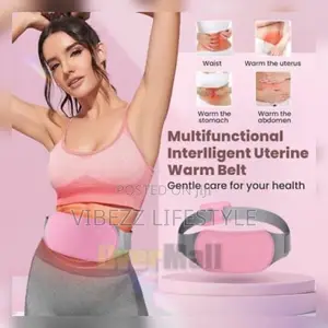 Electric Menstrual Heating Pad - 3-speed Vibration Heat Massage Belt