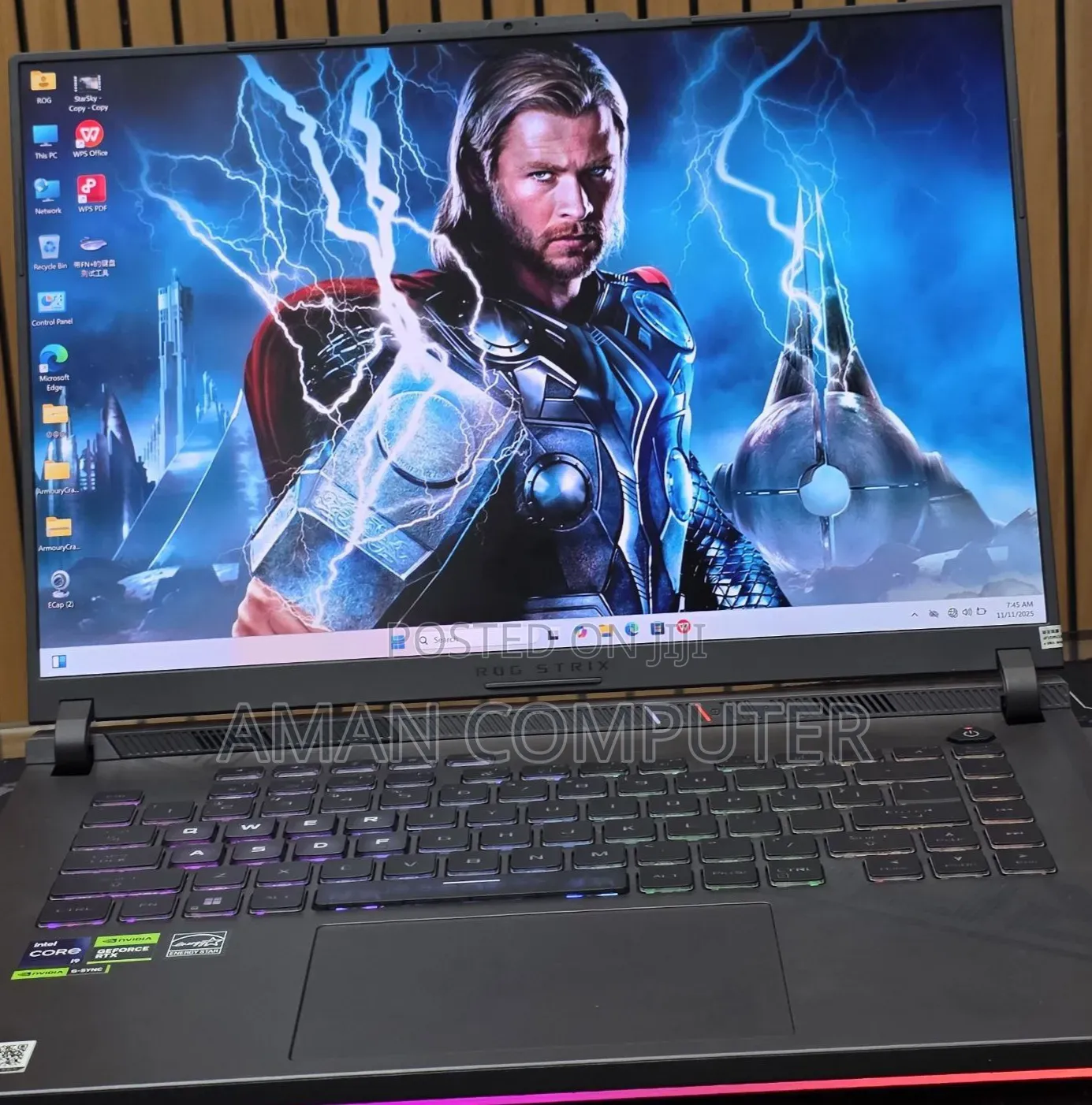 New Laptop Asus ROG Strix G16 G614 16GB Intel Core i9 SSD 1T