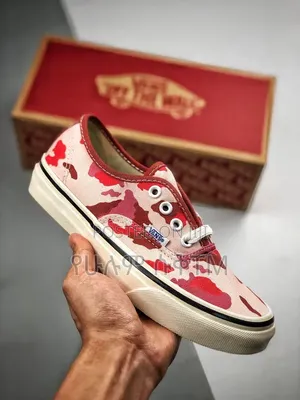 Vans Off the Wall 'Red White" Men's Shoes