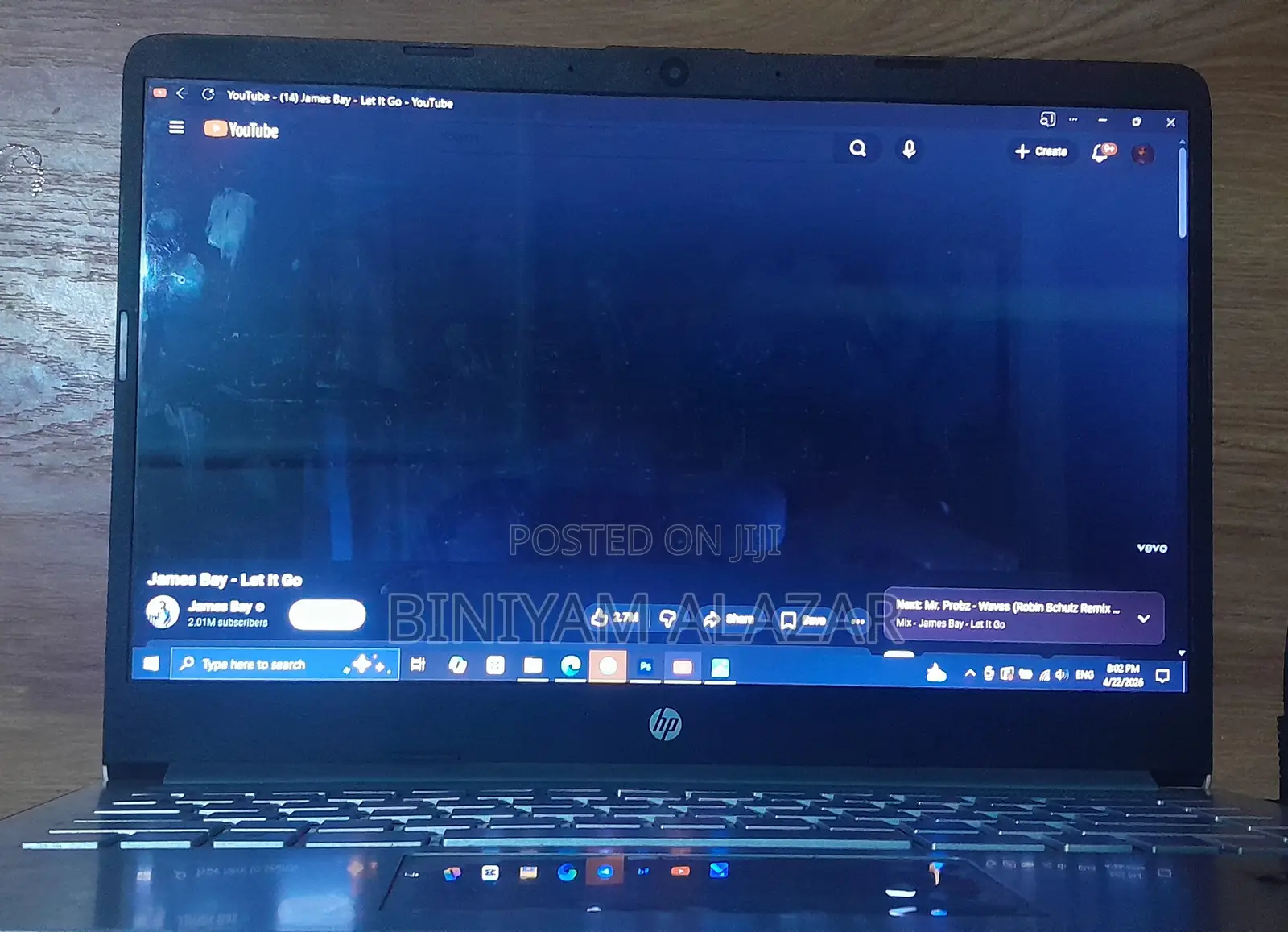 Laptop HP 14-dq1025cl 8GB AMD Ryzen 3 SSD 512GB