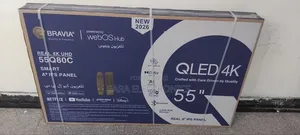 ■Bravia 55" Qled Smart Real Tv 5_years Warranty ከነፃ ትራንሰስፓርት ጋር