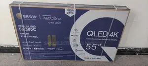 ■Bravia 55" Qled Smart Real Tv 5_years Warranty ከነፃ ትራንሰስፓርት ጋር