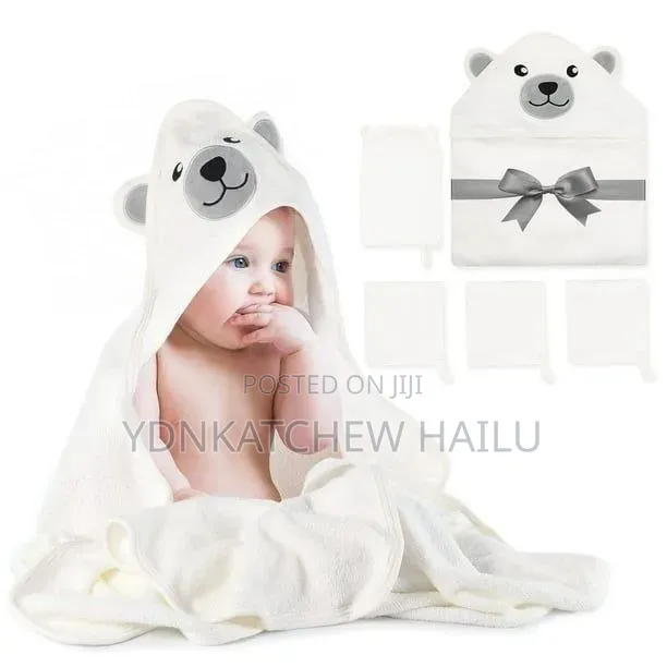 Baby Hooded Towel (Miniboo Bamboo Soft Towel)