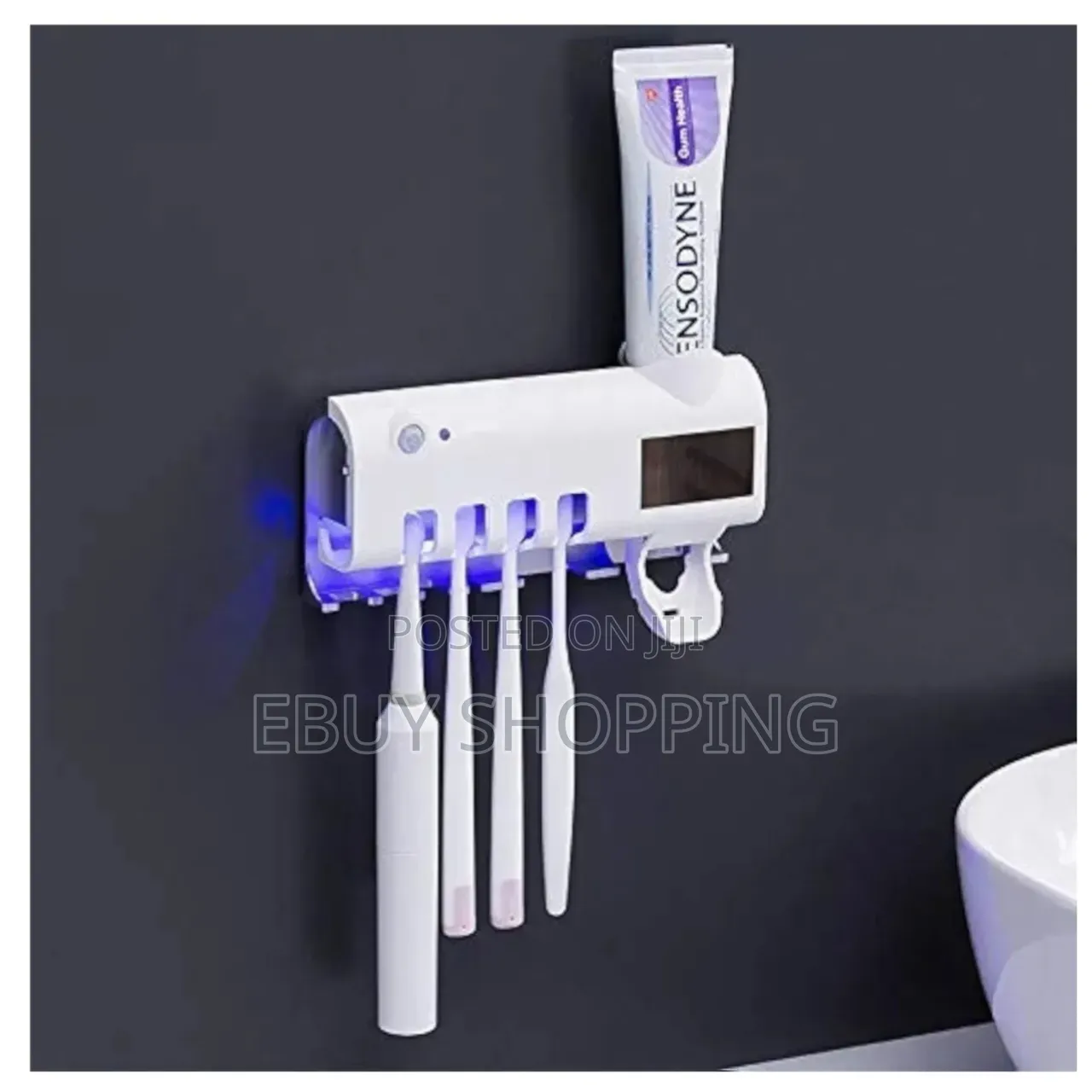 **Smart Self-cleaning Toothbrush Holder With Uv Sanitizer**