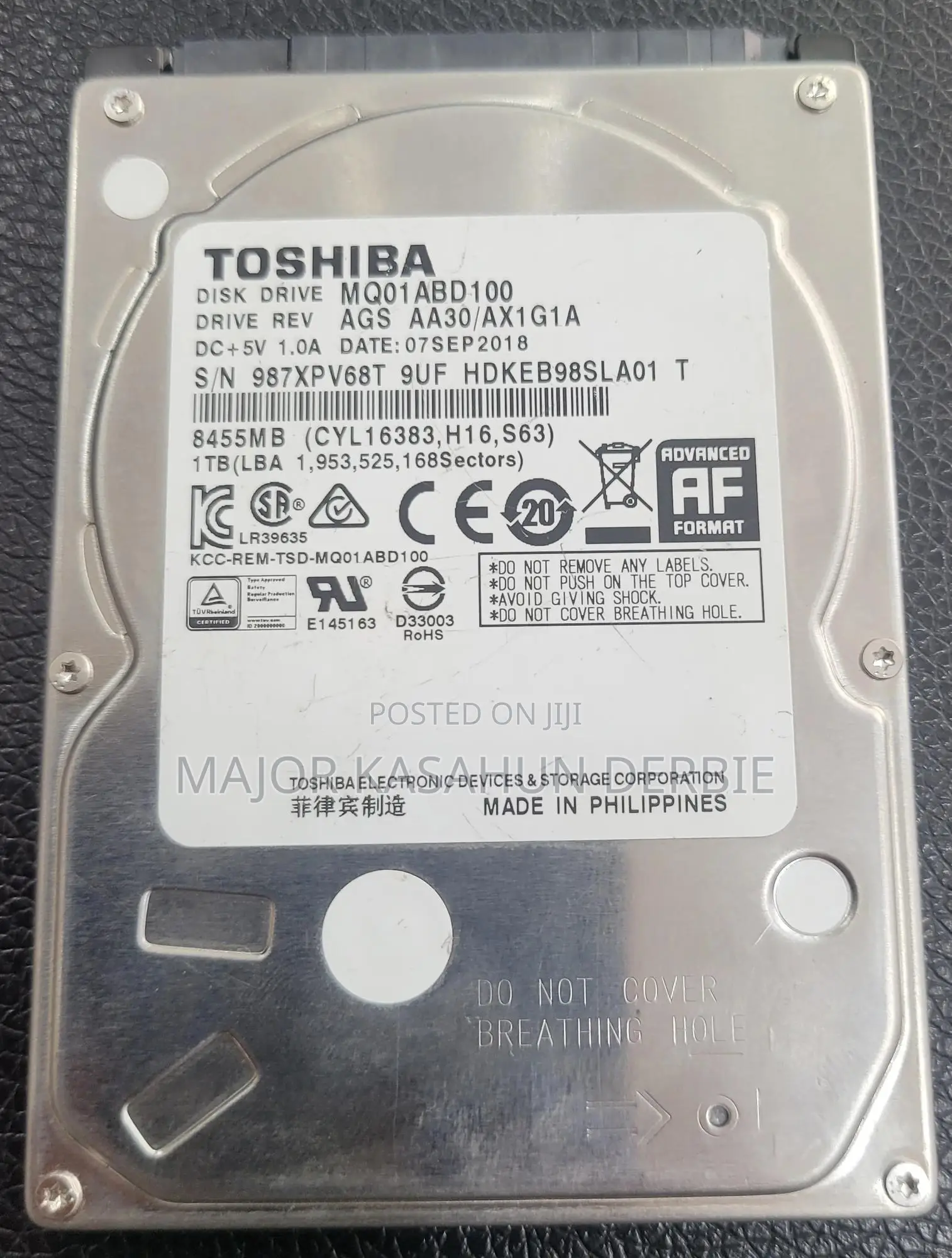 Laptop Hard Disk
