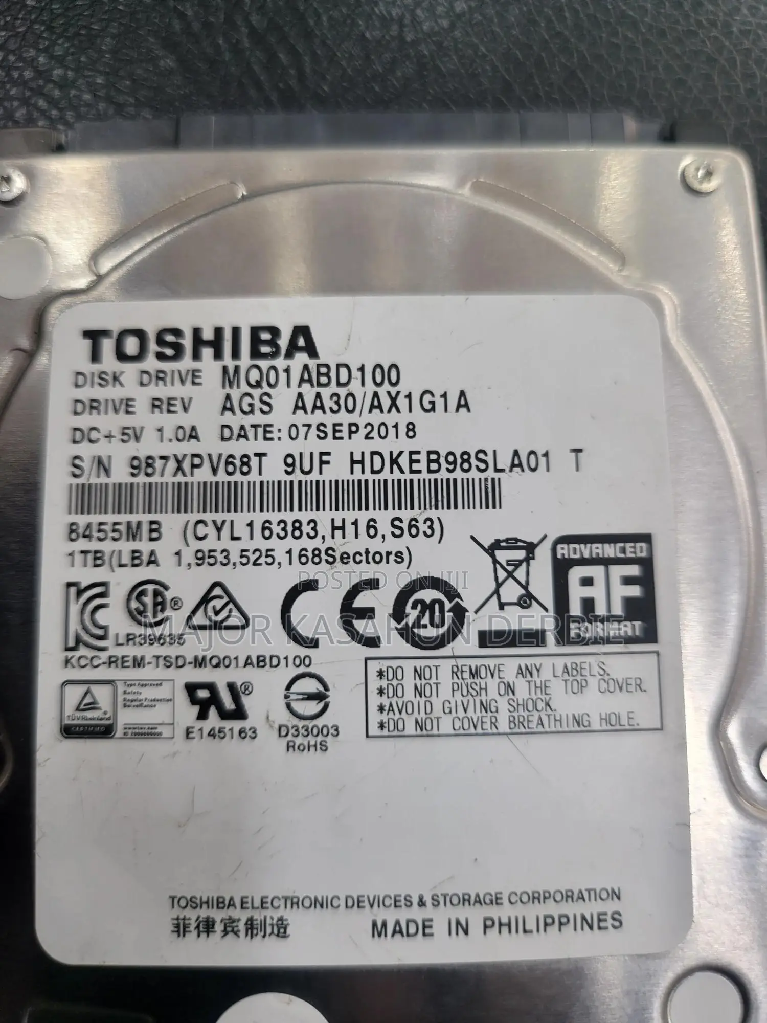 Laptop Hard Disk