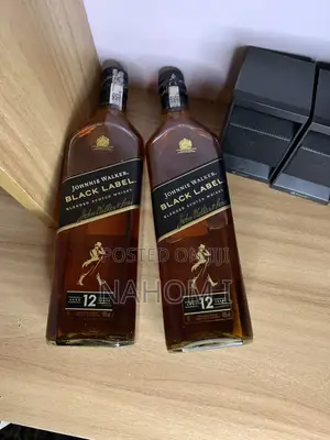 Johnnie Walker Black Label Blended Scotch Whisky.