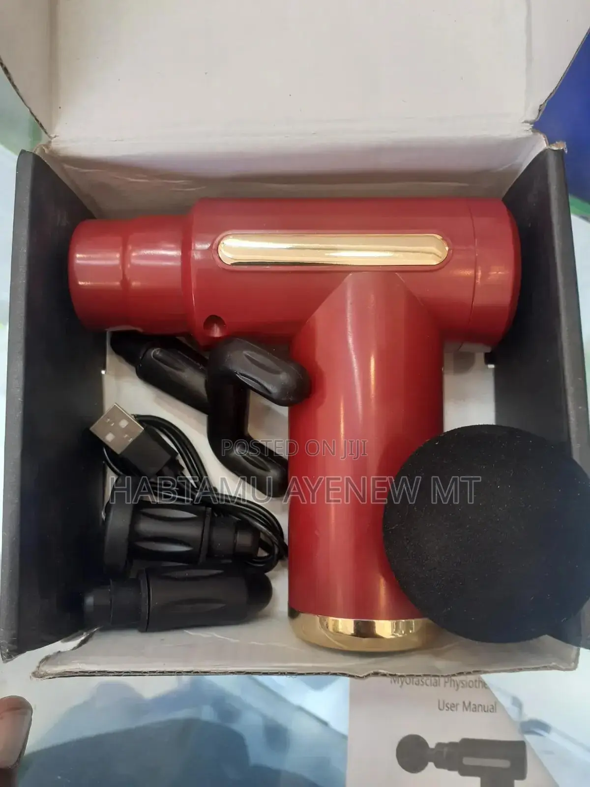 ማሳጅ ገን Massage Gun 4 in 1