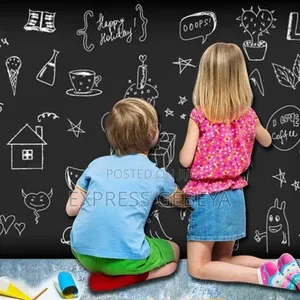 Self Adhesive Black Board Sticker የራሱ መለጠፊያ ያለው ብላክ ቦርድ