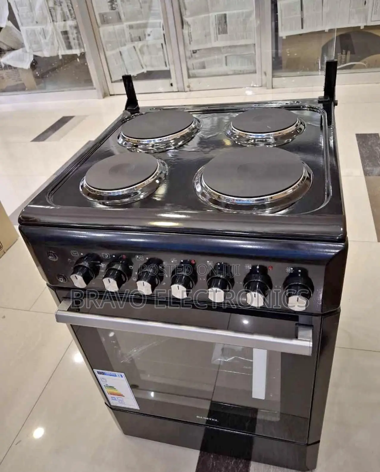 Kumtel 60×60 Oven | 4 Electric Burner | Grill, Fan Timer