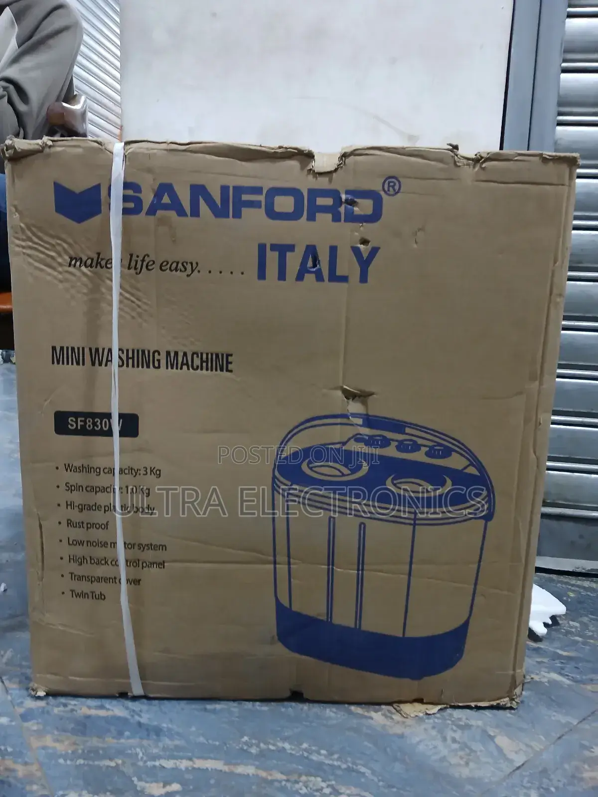 Sanford Sf8301w Twin Tub Mini Washing Machine. Capacity: 4.Kg