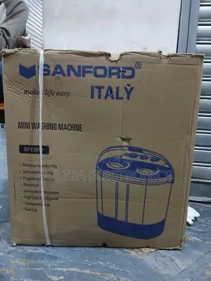 Sanford Sf8301w Twin Tub Mini Washing Machine. Capacity: 4.Kg