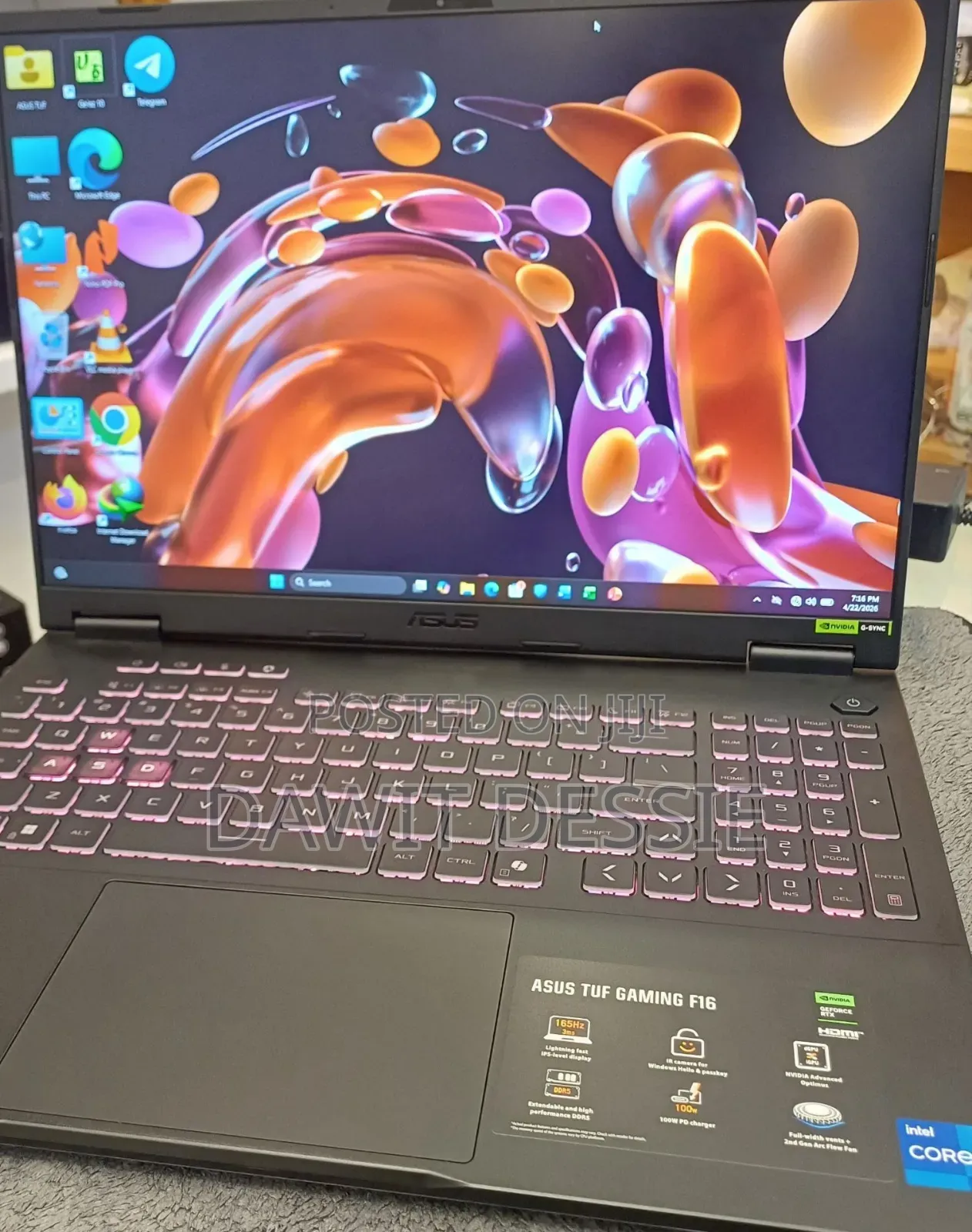 New Laptop Asus 32GB Intel Core i7 SSD 1T
