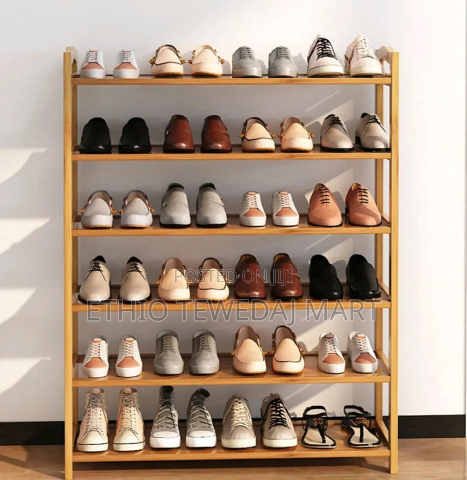 6-tier Bamboo Shoe Rack