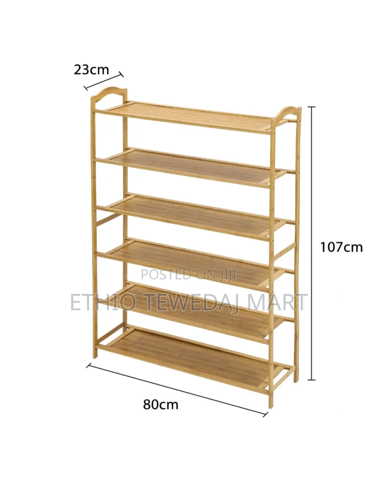 6-tier Bamboo Shoe Rack
