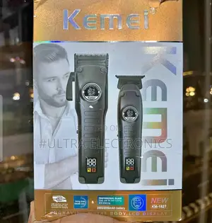 Kemei Km-1827 Professional Hair Clipper and Trimmer Combo Set.