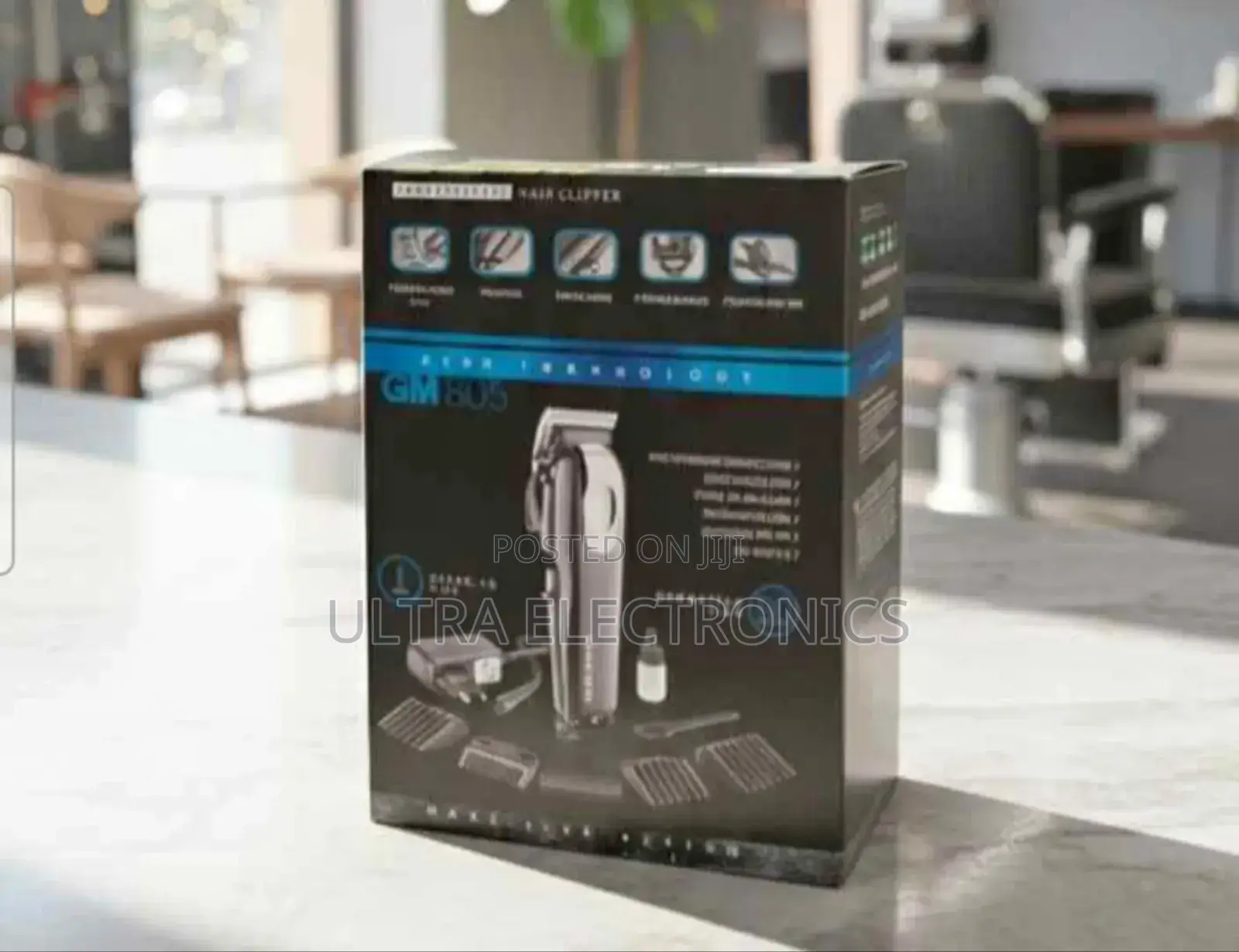 Geemy Gm-805 Professional Cordless Hair Clipper. Features: Designed