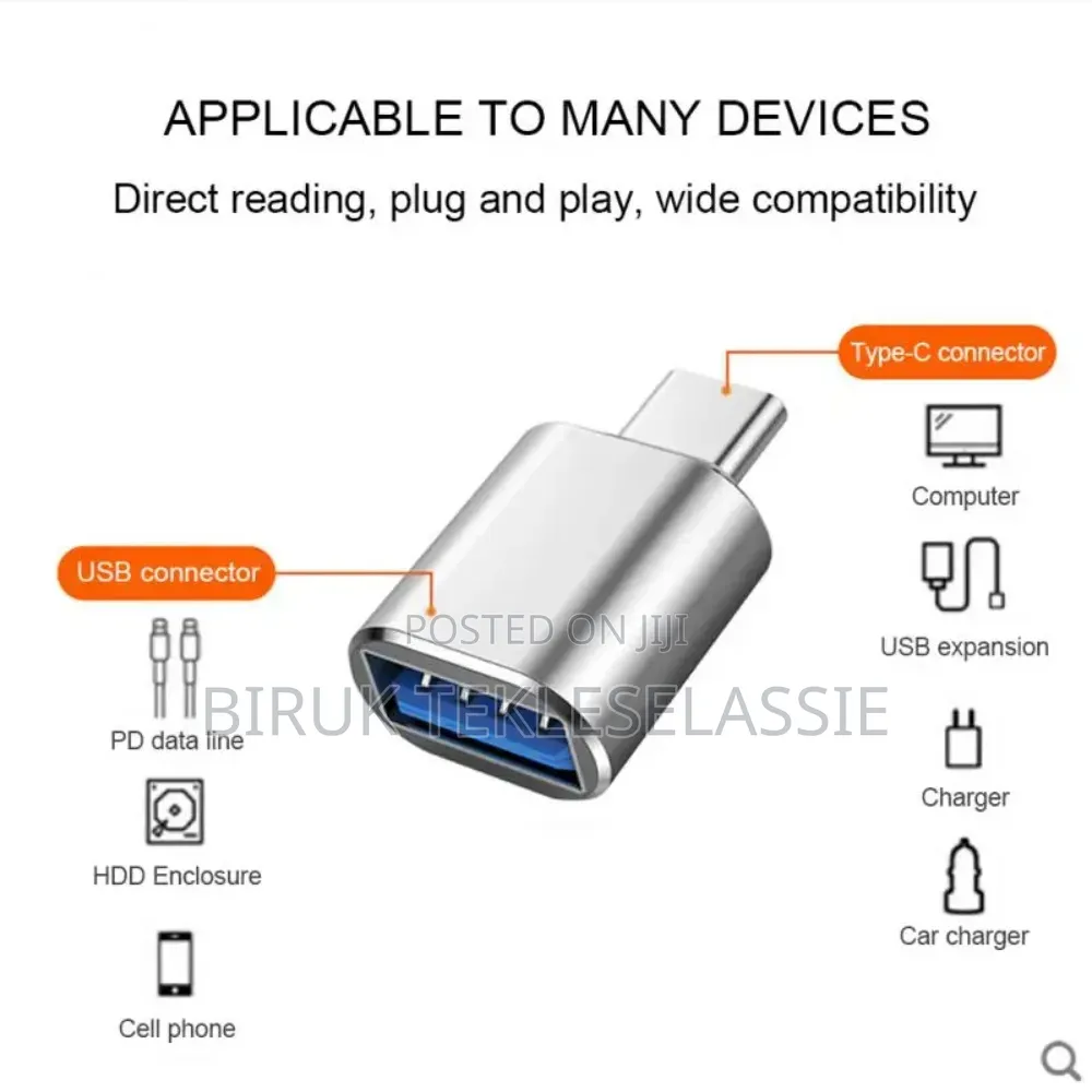 Usb3.0 to Type C Male Adapter Otg