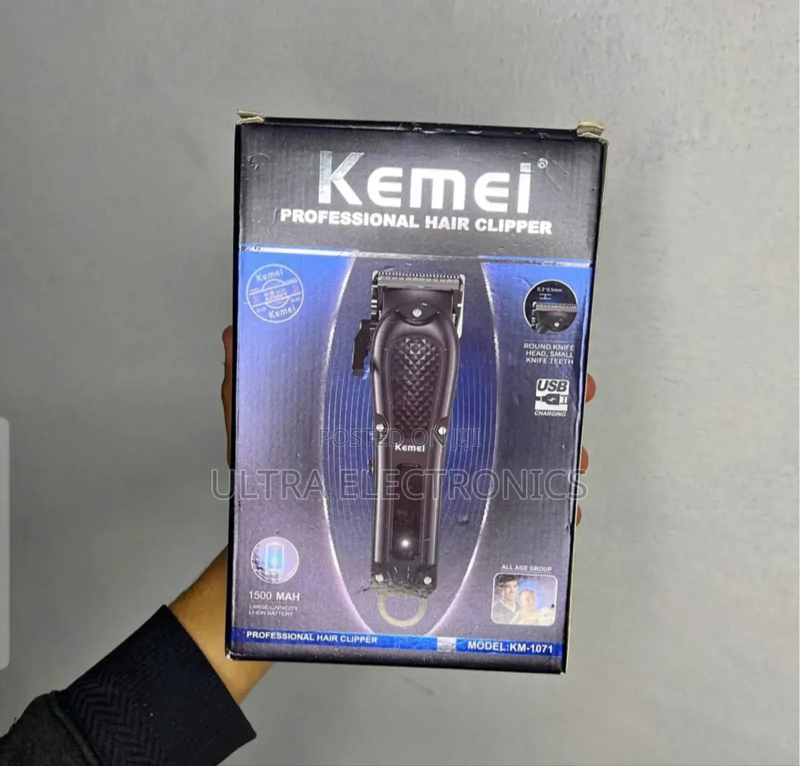 Kemei Km-1071 Professional Hair Clipper. It Is a Cordless Trimmer