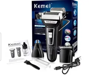 Kemei 3-in-1 Rechargeable Electric Grooming Kit, Model Km-6559.