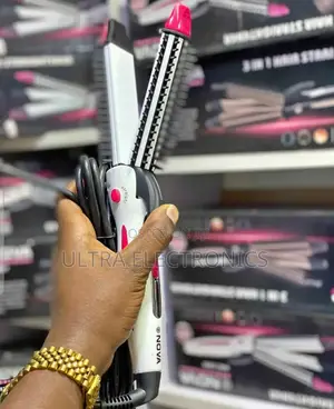 Nova 3-in-1 Professional Hair Straightener (Model NHC-2088). Key