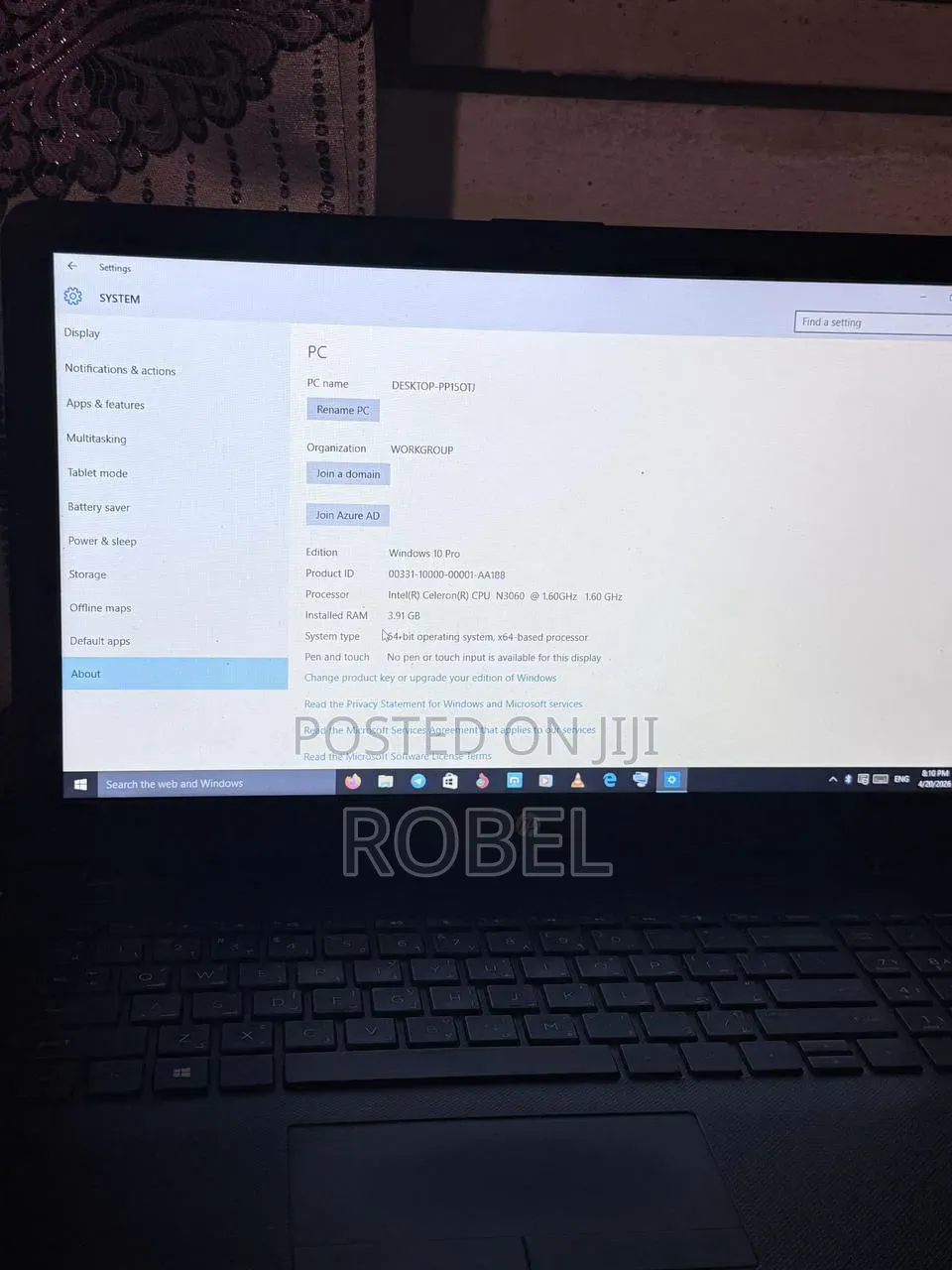 Laptop HP Stream Notebook 4GB Intel SSD 500GB