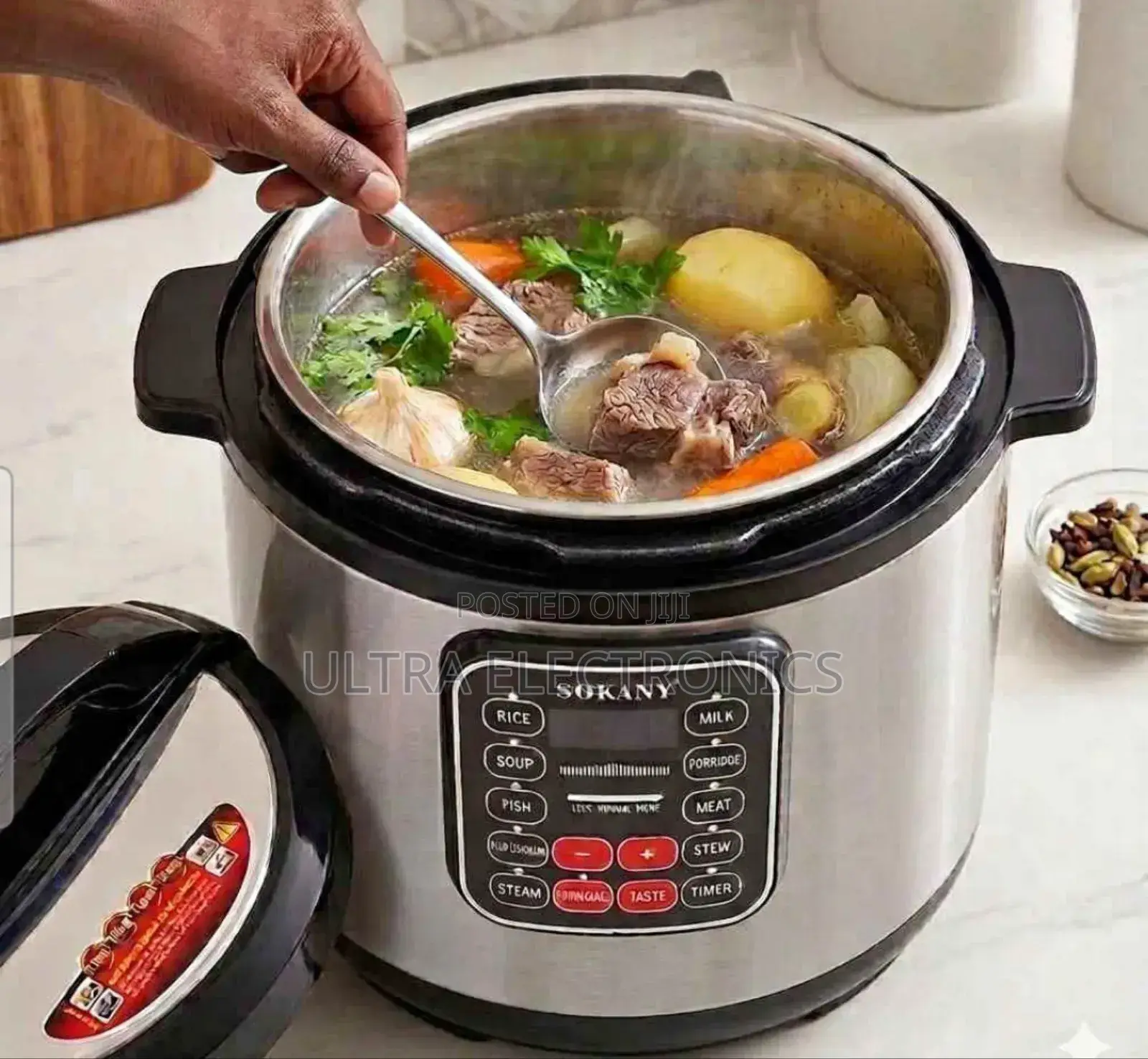 WTRTR 13 Liters Programmable Pressure Cooker. Capacity: 13 Liters.