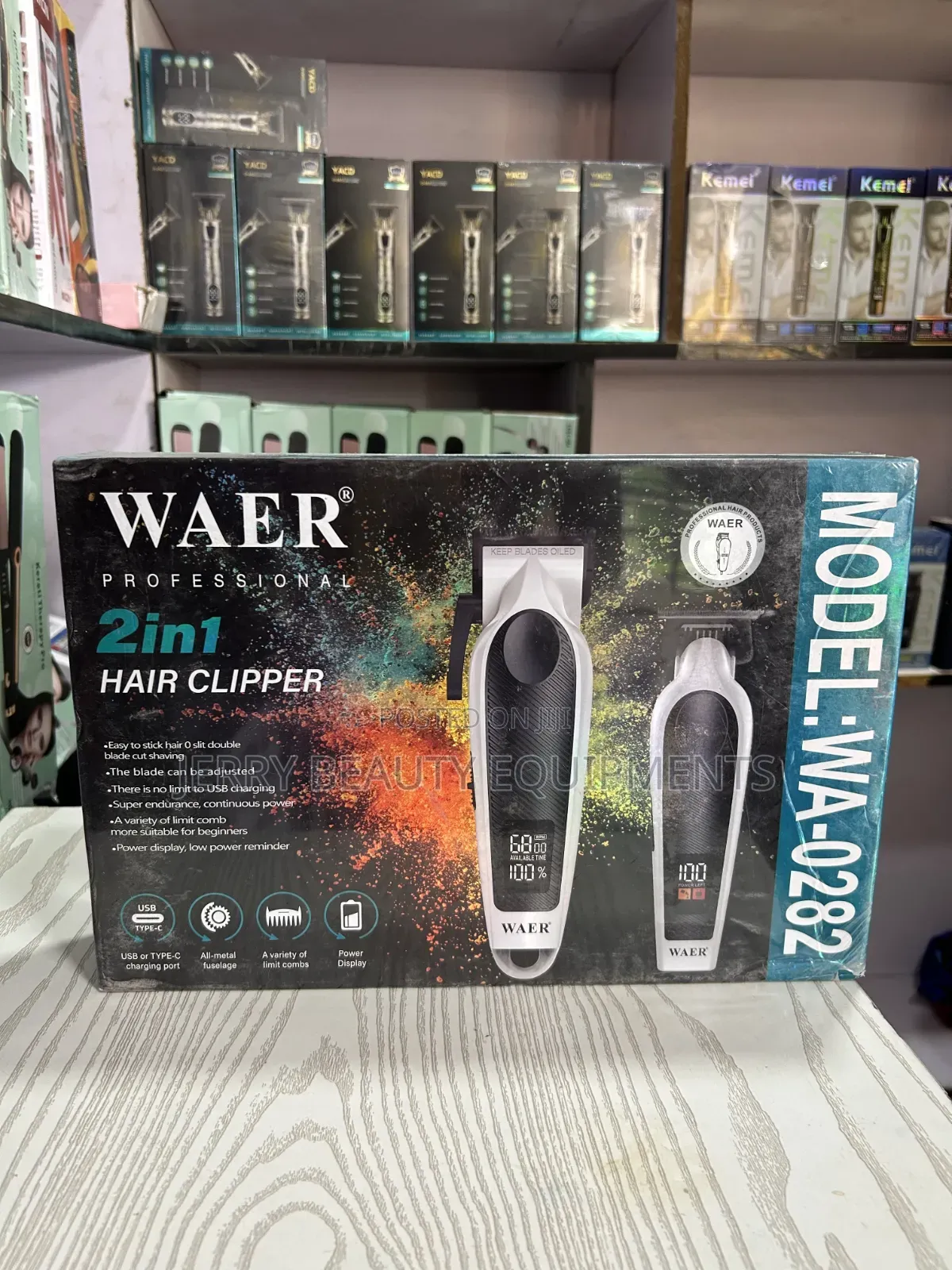 Waer Wa-0282 2-in-1 Hair Clipper Set