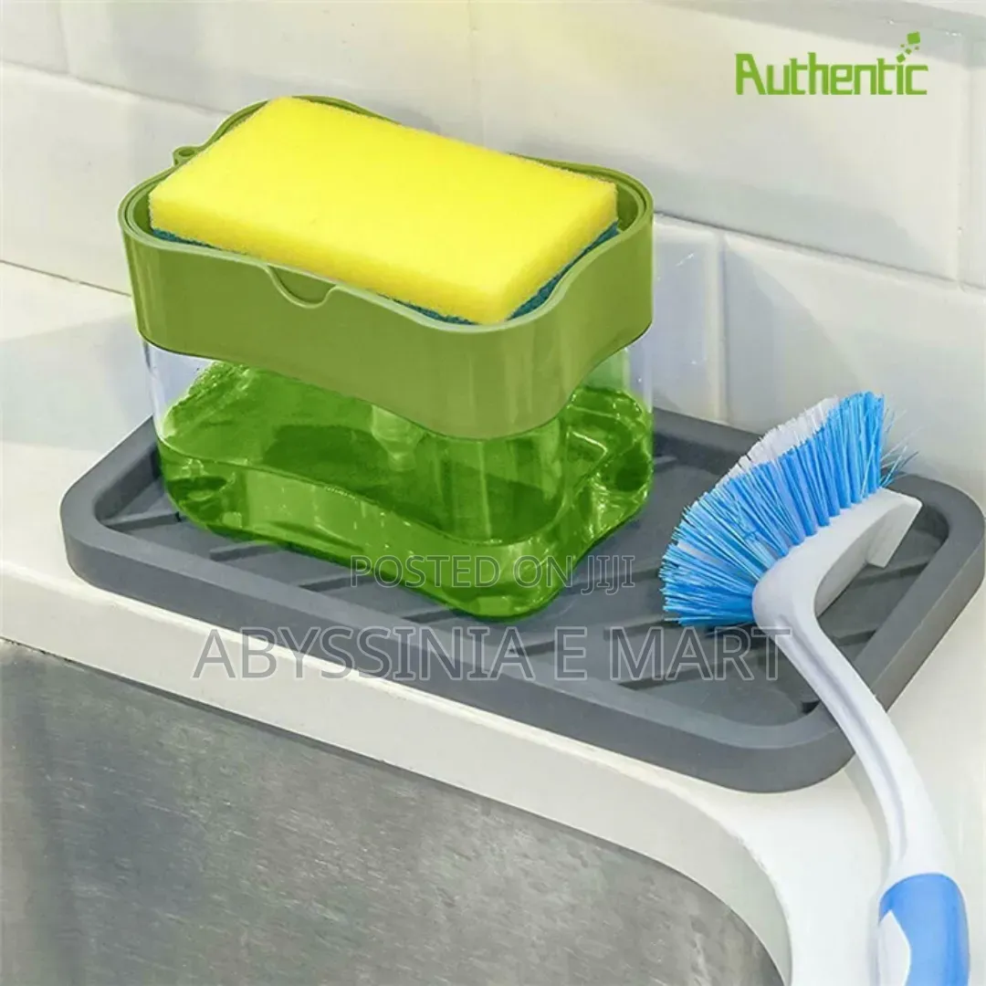 Soap Pump Dispenser With Sponge