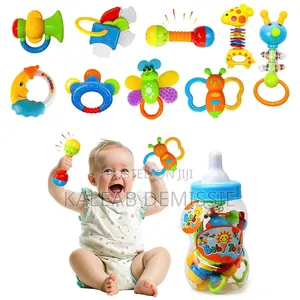 Baby Rattle Sets Toy for Kids 10 in 1 መጫወቻ
