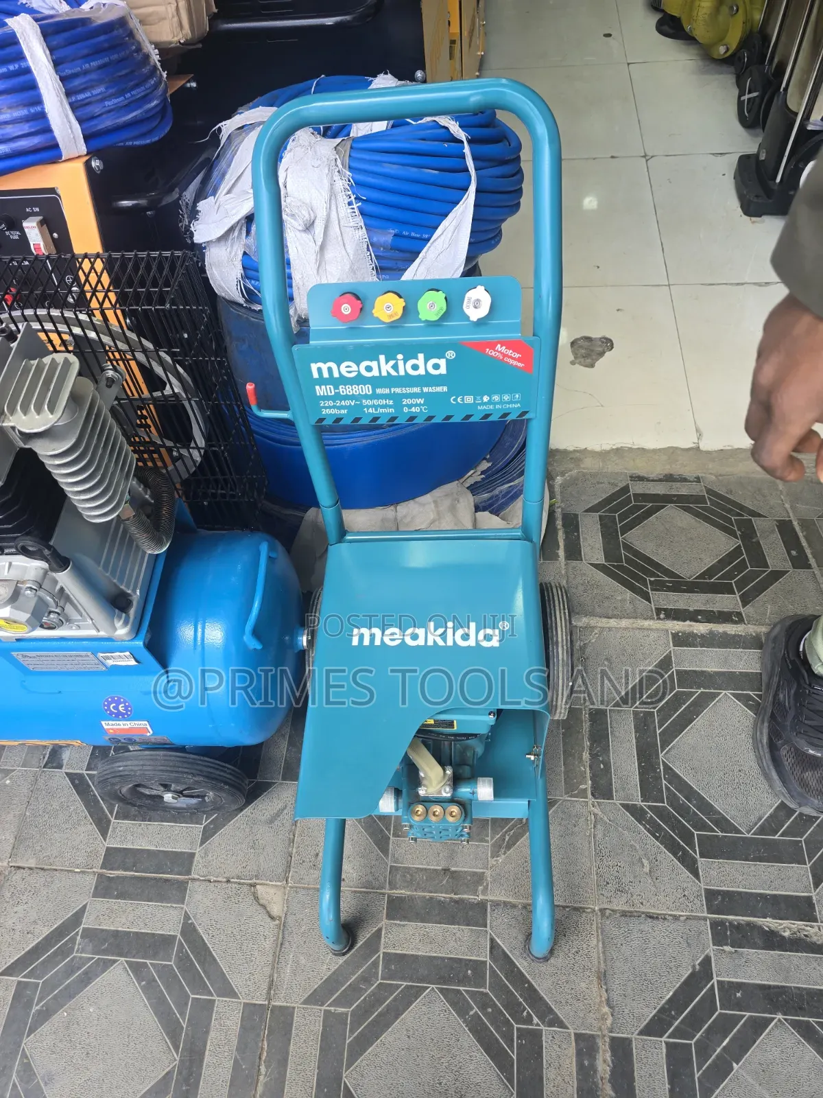 Meakida High Pressure Washer Md-68800 – Powerful 2000w Car