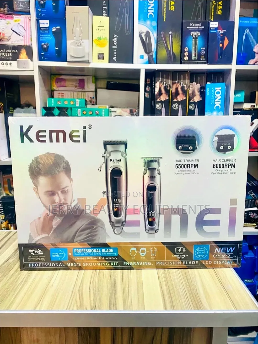 Kemei 8540 Professional Hair Clipper Set