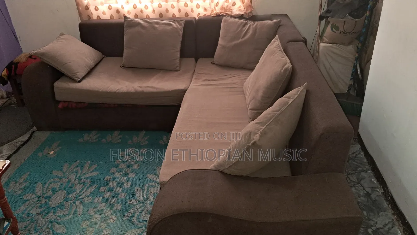 L Shap Used Sofa