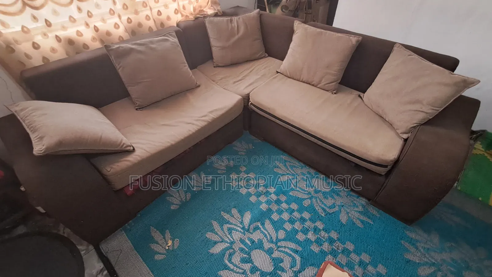 L Shap Used Sofa